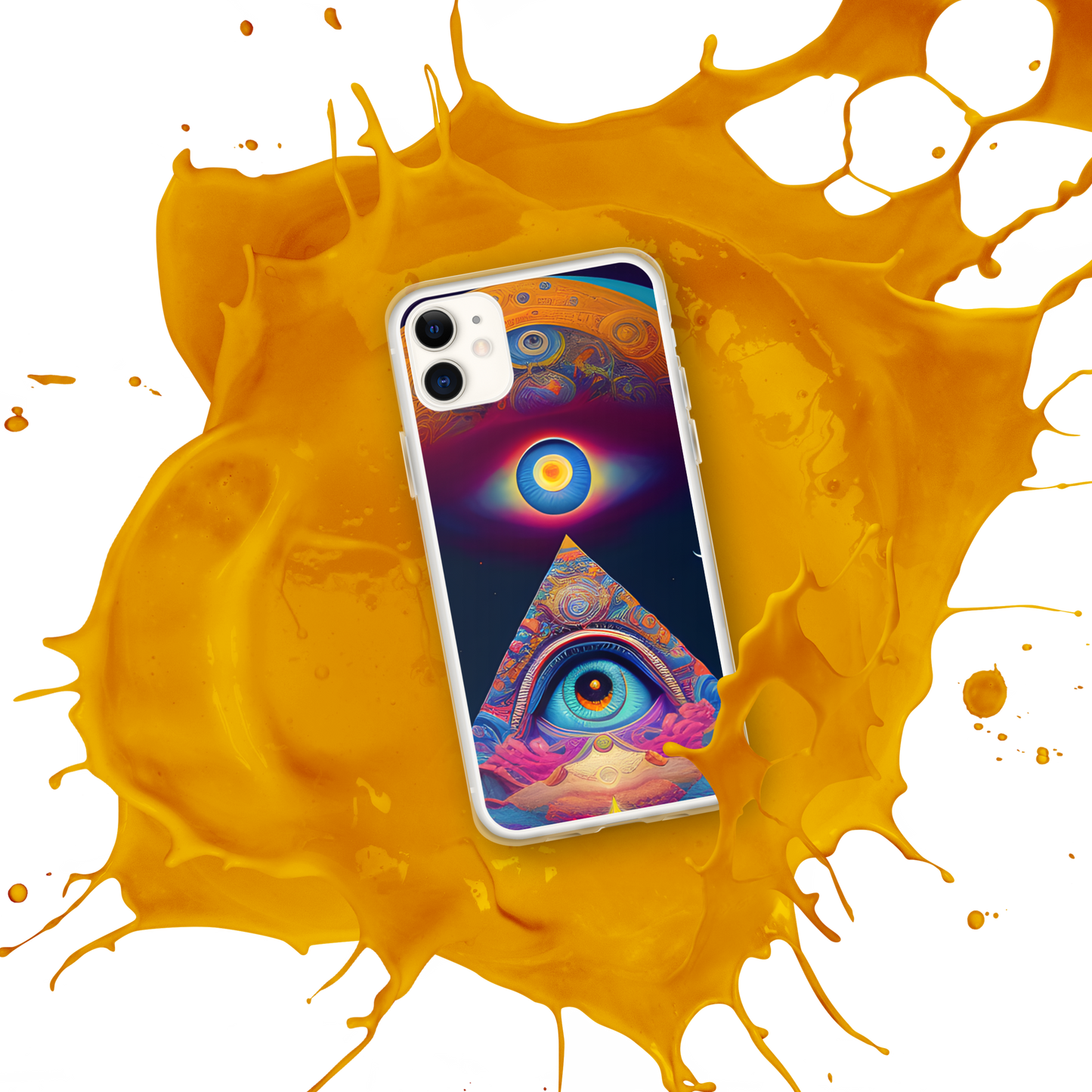 "Eye in the Clouds" Clear Case for iPhone®