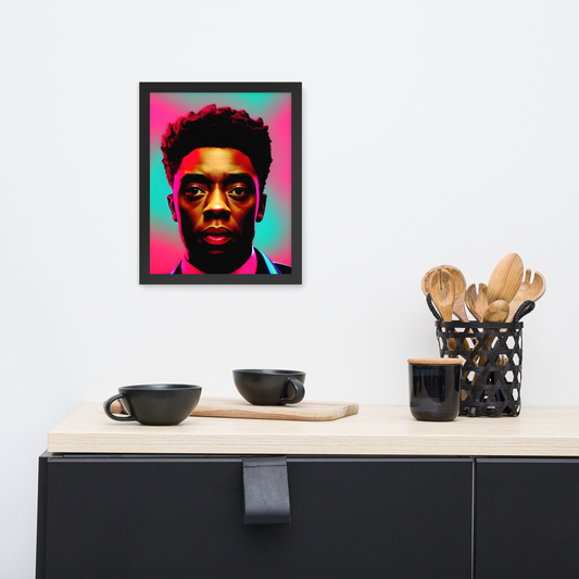 Chadwick framed poster
