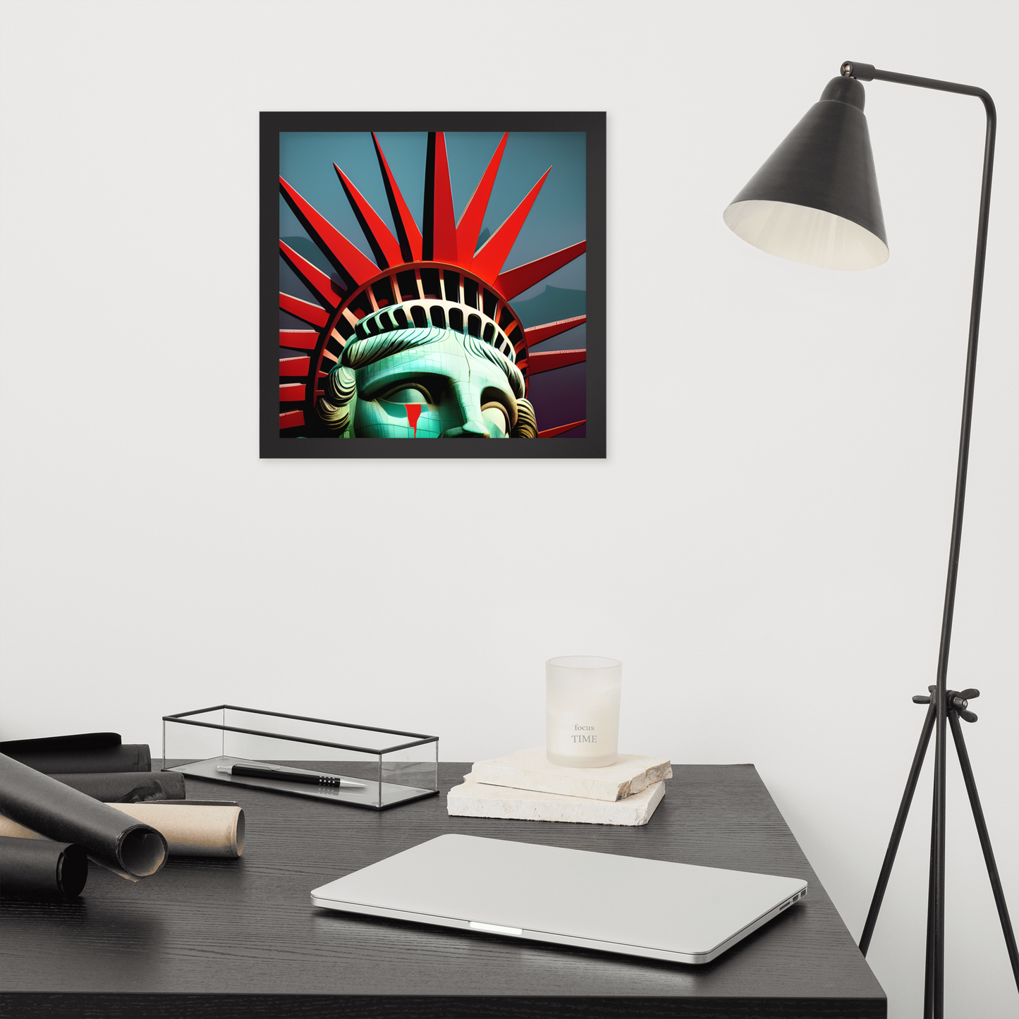 Tears of Liberty framed poster